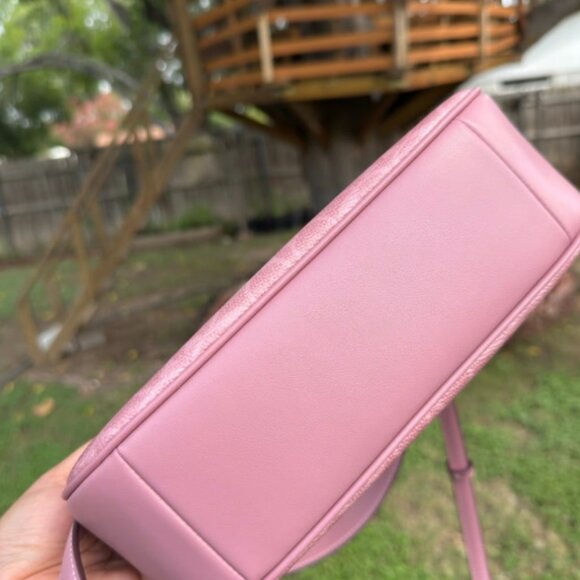 COACH Teri Shoulder Bag In Signature Canvas CV933 Dusty Pink - Picture 4 of 7